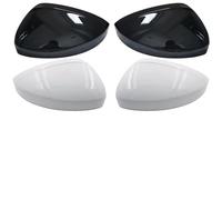 Coche Cubierta Espejo Para VW Para Tiguan 2017 2018 2019 2020 Cubierta De Espejo Lateral De Coche Tapa De Ala Carcasa De Espejo Retrovisor Automático Reemplazo Izquierdo Y Trasera Espejo Cubierta(Righ