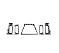 coche Cubierta Salida Aire Compatible Con Toyota Para Supra GR A90 A91 MK5 2019 2020 2021 2022, Embellecedor Interior De Coche, Accesorios Adhesivos De Ventilación De Salida De Aire Central(Black)