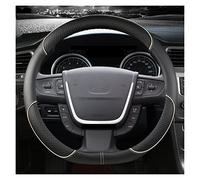 Coche Cubierta Volante para Peugeot 508 2011 2012-2017 2018 508 para SW 2011-2018 38CM Protector para Volante Coche Microfibra Cuero En Forma D Accesorios Automóviles Cubiertas Volante (Color : 2)