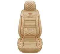 Coche Cubiertas Asientos 1 Juego De Fundas Cuero para Asiento Coche para A3 8p 8l para Sportback A4 B7 para Avant B5 B8 A6 C7 para A5 para C5 100 C4 Q5 Q7(Beige)
