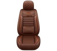 Coche Cubiertas Asientos 1 Juego De Fundas Cuero para Asiento Coche para A3 8p 8l para Sportback A4 B7 para Avant B5 B8 A6 C7 para A5 para C5 100 C4 Q5 Q7(Marrón)