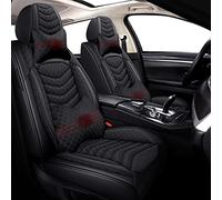 Coche Cubiertas Asientos 1 Juego De Fundas Lino para Asiento Coche para TT Mk1 Mk2 Q7 2007 A4 B7 B8 para Avant A6 C5 100 C4 A1 A3 A5 para Sportback 2006 4f(Negro,Deluxe b)