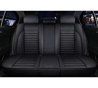 Coche Cubiertas Asientos 1 Juego para A3 8p 8l para Sportback A4 B7 B8 para Avant B5 A6 C7 A5 100 C4 Q5 Q7 A1 Funda De Cuero para Asiento Coche(Black Red Line)