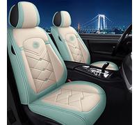Coche Cubiertas Asientos Fundas Cuero para Asiento Coche para A3 8p 8l para Sortback A4 B7 para Avant B5 B8 A6 C7 para A5 para Sportback C5 100 C4 Q5(Verde Claro)