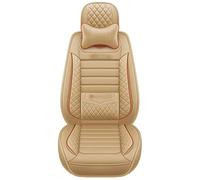Coche Cubiertas Asientos para A4 B8 B6 B7 para Avant A3 8P A5 Fundas De Cuero para Asiento Coche para Sportback Q2 Q3 A7 Q7 4L 100 C4 A6 4F C7 C5(Beige,Deluxe a)