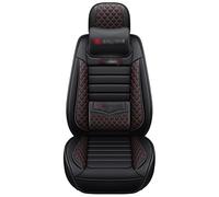 Coche Cubiertas Asientos para A4 B8 B6 B7 para Avant A3 8P A5 Fundas De Cuero para Asiento Coche para Sportback Q2 Q3 A7 Q7 4L 100 C4 A6 4F C7 C5(Black Red Line,Deluxe b)