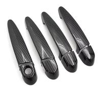 Coche Cubiertas Manijas Para B&MW 1er 3er X1 X3 X4 X5 X6 F20 E90 E92 E93 F30 F31 F35 E84 F25 F26 E70 E71 Embellecedor Para Manija Puerta Exterior Coche LHD(Carbon)