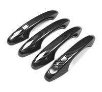 Coche Cubiertas Manijas Para Haval H6 3.ª generación 2021 2022 2023 GT DHT-PHEV Marco Cubierta Embellecedora Para Manija Puerta Exterior Coche(Carbon C)