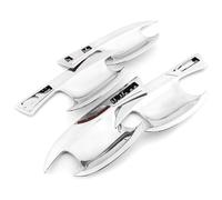 Coche Cubiertas Manijas para Haval H6 3.ª generación 2021 2022 2023 GT DHT-PHEV Marco Moldura para Manija Puerta Exterior Accesorios para Coche(Chrome B)