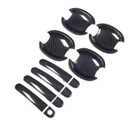 Coche Cubiertas Manijas para Skoda para Fabia 2008 2009 2010 2011 2012 2013 Pegatinas Cromadas para Manija Puerta Coche Accesorios Estilo(6)