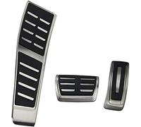 Coche cubrepedales para Audi A5 B8 2007-2015 A4 B8 8K Q5 8R,Antideslizante Acelerador Freno Embrague Pedales Cubierta Coche Accesorio,B-At