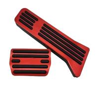 Coche cubrepedales para Volvo EX30 2024 2025,Antideslizante Acelerador Freno Embrague Pedales Cubierta Coche Accesorio,C-Red
