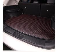 Coche Cuero Alfombrilla para Maletero para KIA Niro 2017-2023, A Medida Impermeable Antideslizante Funda De Maletero Alfombra Protectora Maletero Bandeja Accesorios,F/Black-Red