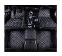Coche Cuero Alfombrillas LHD Para Accord 6th 1997 1998 1999 2000 2001 2002 2003 Alfombrillas Antideslizantes Diseño Interior Coche Antiincrustantes(All Black)