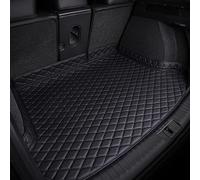 Coche Cuero Alfombrillas Maletero para Audi Q6 e-Tron 2024+, Funda de Maletero Antideslizante Impermeable Tronco Bandeja Alfombra Protectora Interior Accesorios,A/Black