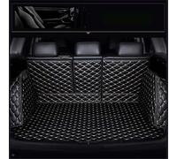 Coche Cuero Alfombrillas Maletero para Ford Evos 2022 2023 2024 (Without Fender on The Left), Cobertura Completa Antideslizante Funda Maletero Accesorios Interior,Black-Beige