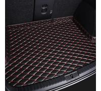 Coche Cuero Alfombrillas Maletero para Nissan Juke 2019 2020 2021 2022 2023 2024 2025, Antideslizante Protectora para Maletero Estera,Coche de Maletero de Alfombra Estera,Black Red