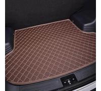 Coche Cuero Alfombrillas Maletero para Porsche Macan EV 2024-2025 2026, Maletero Todo Clima Antideslizante Tronco Bandeja Protectora Accesorios, 4 Brown