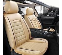 Coche Cuero Juegos Cubreasientos para Renault Megane 2 3 CC 2005 Lujo Fundas Moda Estilo Impermeable Asiento Protector Interior Accesorios, Beige Style