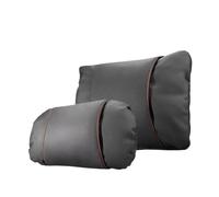 Coche de 1/2 Piezas con reposacabezas Cuero, Cojines Cintura Transpirables(B Style)