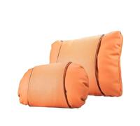 Coche de 1/2 Piezas con reposacabezas Cuero, Cojines Cintura Transpirables(F Style)