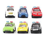 Coche de Aleación de Juguete, Vehículo de Simulación, Modelo para Niños, Vehículo Extraíble, Juguete para Colección de Material Educativo (Serie de Rescate policial Tipo F)