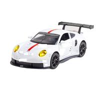 Coche De Aleación Fundido A Presión, Modelo De Metal 1:32 para Porsche 911 RSR(White)