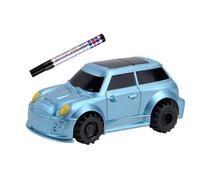 Coche de Aprendizaje Stem - Diseño de Seguimiento de línea Negra, Juguete portátil Ligero, Kit de experimentación práctico | Juego Interactivo Educativo para Preescolar, niños y niñas,