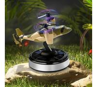 Coche De Aromaterapia Solar Fighter,Ambientadores Solares Fighter | Clips de ventilación solares para ambientador de coche - Innovador diseño V22, difusor giratorio de larga duración para eli