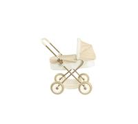 Coche de Capota para Muñecos Reborn de París, Carrito con Bolso, 37x56x56 cm, Altura Manillar 55 cm, Infantil +3 Años