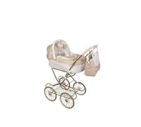 Coche de Capota para Muñecos Reborn de París, Carrito con Bolso, 42x72x93 cm, Altura Manillar 90 cm, Infantil +3 Años