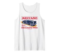 Coche de Carreras Retro Meccano Paris 1933 Camiseta sin Mangas