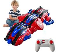 Coche de carreras teledirigido - Vehículo RC de rotación rápida de 2,4 GHz, juguete acrobático de deriva giratorio 360° con iluminación brillante | Coche recargable duradero para juegos al aire libre,
