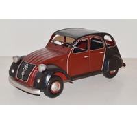 Coche de Chapa Nostalgia a Escala Oldtimer Marca Citroen 2CV Pato Metal L 33CM