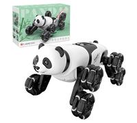 Coche de control remoto Cascadas para - Coche Control remoto 8 Ruedas con Proyección de Agua | Robot Vehículo de Carreras en Forma de Panda para Niños y Adolescentes