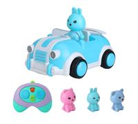 Coche de Control Remoto para Niños - Vehículo de Control Remoto Infantil con Música y Luces - Juguete de Coche de Carreras a