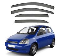 Coche De Deflectores De Viento,Protectores De Lluvia,para Toyota Vitz MK1-XP10 2000-2004 Aerodinámicos Deflectores,Se Utiliza para Proteger del Sol Y La Lluvia
