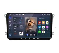 Coche de Doble DIN Radio para Volkswagen VW Caddy 2011-2018 9 Inches Android 15 Android Auto FM Am Bluetooth USB para, 8Core 4G+64G
