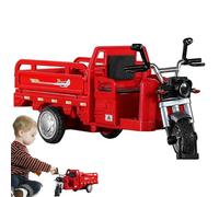 Coche De Fricción | Autos Miniaturas De Aleación Con Retroceso Automático Para Niños - Triciclos en Miniatura Divertidos, Modelo Realista y Seguro para Recompensas Escolares, Fiestas de Cumpleaños, Pa