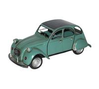 Coche De Hoja Nostálgico Modelo Clásico Citroën 2CV Pato En Verde Longitud 33 Cm