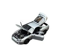 Coche De Juguete 1/43 para Nivel De Colección Supra A80 Modelo De Coche De Aleación Exhibición De Carrera Estática Maqueta Coche(Gray)