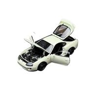 Coche De Juguete 1/43 para Nivel De Colección Supra A80 Modelo De Coche De Aleación Exhibición De Carrera Estática Maqueta Coche(White)
