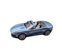 Coche de Juguete analógico Fundido a presión con Pantalla estática Azul para Jaguar F-Type S1/43 Supercar Convertible Adorno Decoración del Hogar(Blue)