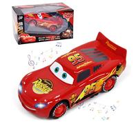 Coche de Juguete Cartoon Cars Model Cars Vehículo de Juguete Coche Miniatura vehículo de Metal Juguetes Niños Regalo para Fans y niños a Partir de 3 años-Rojo
