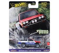 Coche de juguete coleccionable Hot Wheels Premium Car Culture, escala 1:64, Datsun King Cab Baja Custom Terra Trek, fundido a presi n, con neum t
