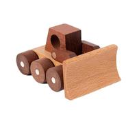 AWHAO Coche de Juguete de Madera para niños, Modelo de vehículo de ingeniería, Juguete de Empuje Manual, Adorno para Shower de niños, Style J