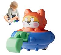 Coche De Juguete De Reenvío,Juegos Educativos Aprendizaje Animales,Juguetes Vehículo Interactivos Empuje Y Juega - Para Niños Niñas Casa Viaje Habitación De Cumpleaños Vacaciones Navidad Día De Los