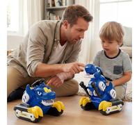 Coche de Juguete Dinosaurio Transformable por Colisión | Modelo de Helicóptero - Juguetes de Modelos de Dinosaurios - para Niños y Niñas Regalo de Cumpleaños Vacaciones Preescolar Sala de Estar Dormit