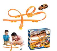 Coche de juguete flexible - ABS 26x23x7 Cm | Circuito de carreras en rollo de 6M | Divertidos juegos de carretera y pistas flexibles para Navidad, Halloween y entretenimiento familiar