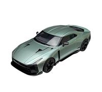 Coche De Juguete Modelo De Superdeportivo Carreras Aleación Nissan GT-R50 Italdesign Edición Especial A Escala 1/18, Exhibición Estática Maqueta Coche(Verde)